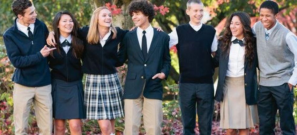 ​a photo of students in their uniform