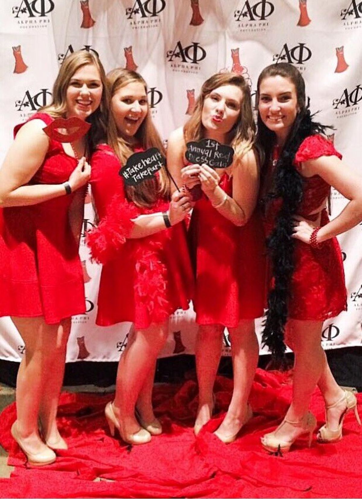 Recap Lsu Alpha Phis First Annual Red Dress Gala 