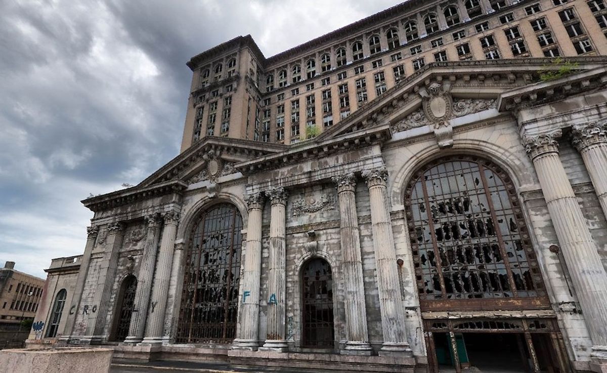 Windows Installed At Michigan Central Station