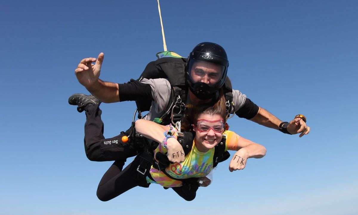 Skydiving For The Thrill Of It