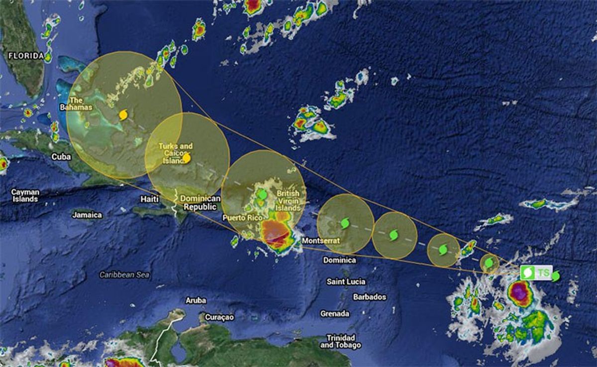 Tropical Storm Erika Leaves Trail Of Destruction