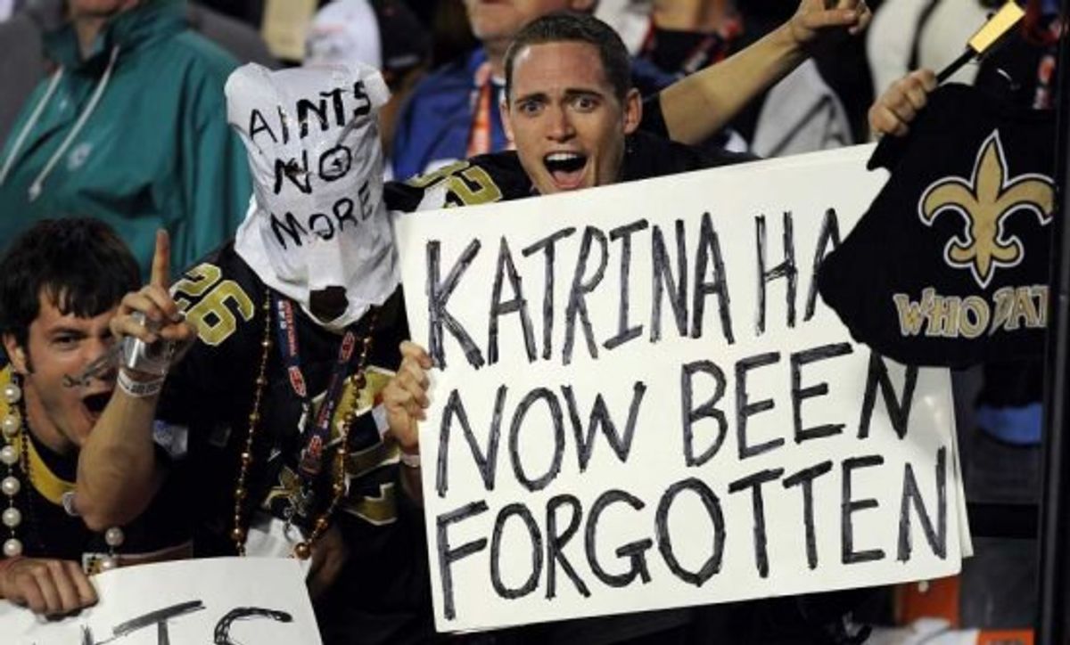 Hurricane Katrina and the New Orleans Saints