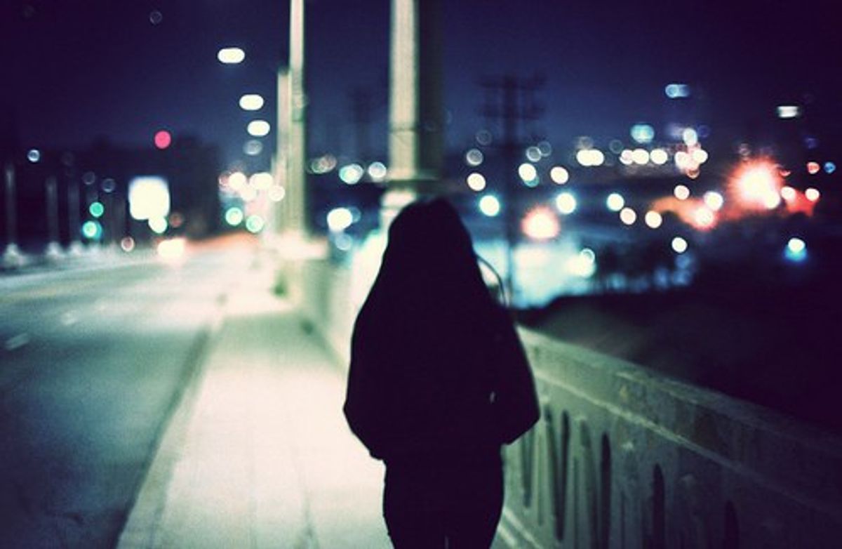 When A Woman Walks Alone At Night...