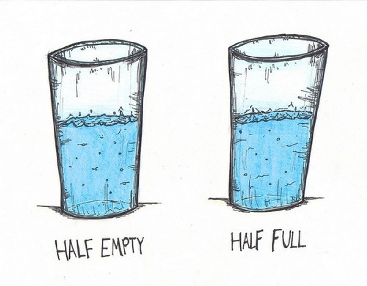 Is Your Cup Half Empty of Half Full?