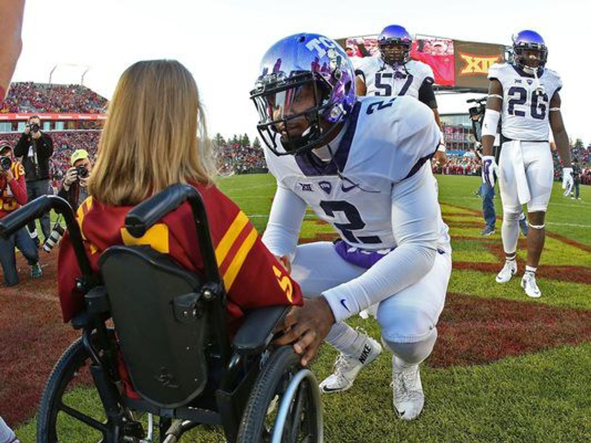 TCU Quarterback Reminds Us How Far A Simple Act Of Kindness Can Go