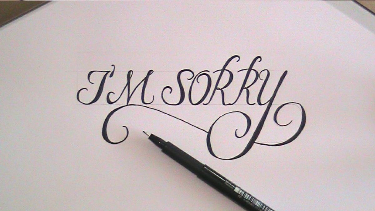 Why Saying "I'm Sorry" Isn't Always A Bad Thing