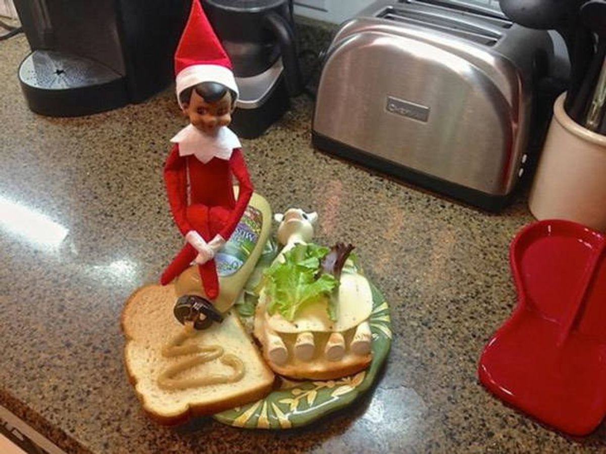 When The Elf On The Shelf Goes Naughty