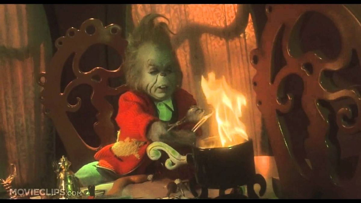The End of the Semester As Told by the Baby Grinch