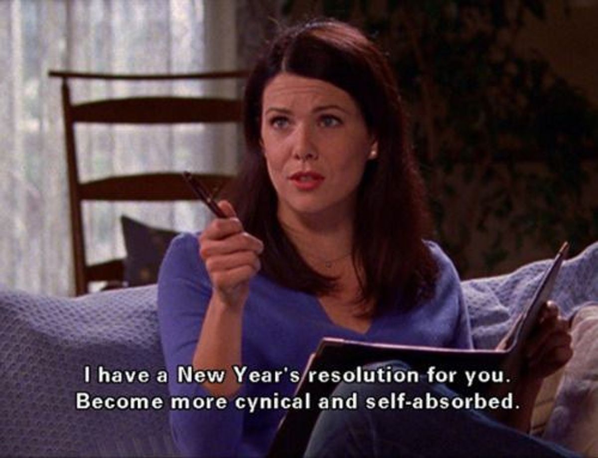 The Lorelai Gilmore New Year's Resolution