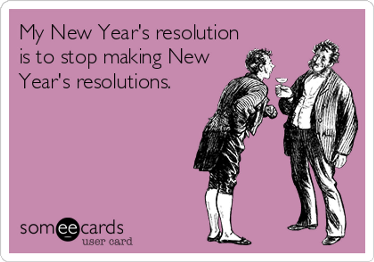 Why You Should Skip The New Year's Resolution