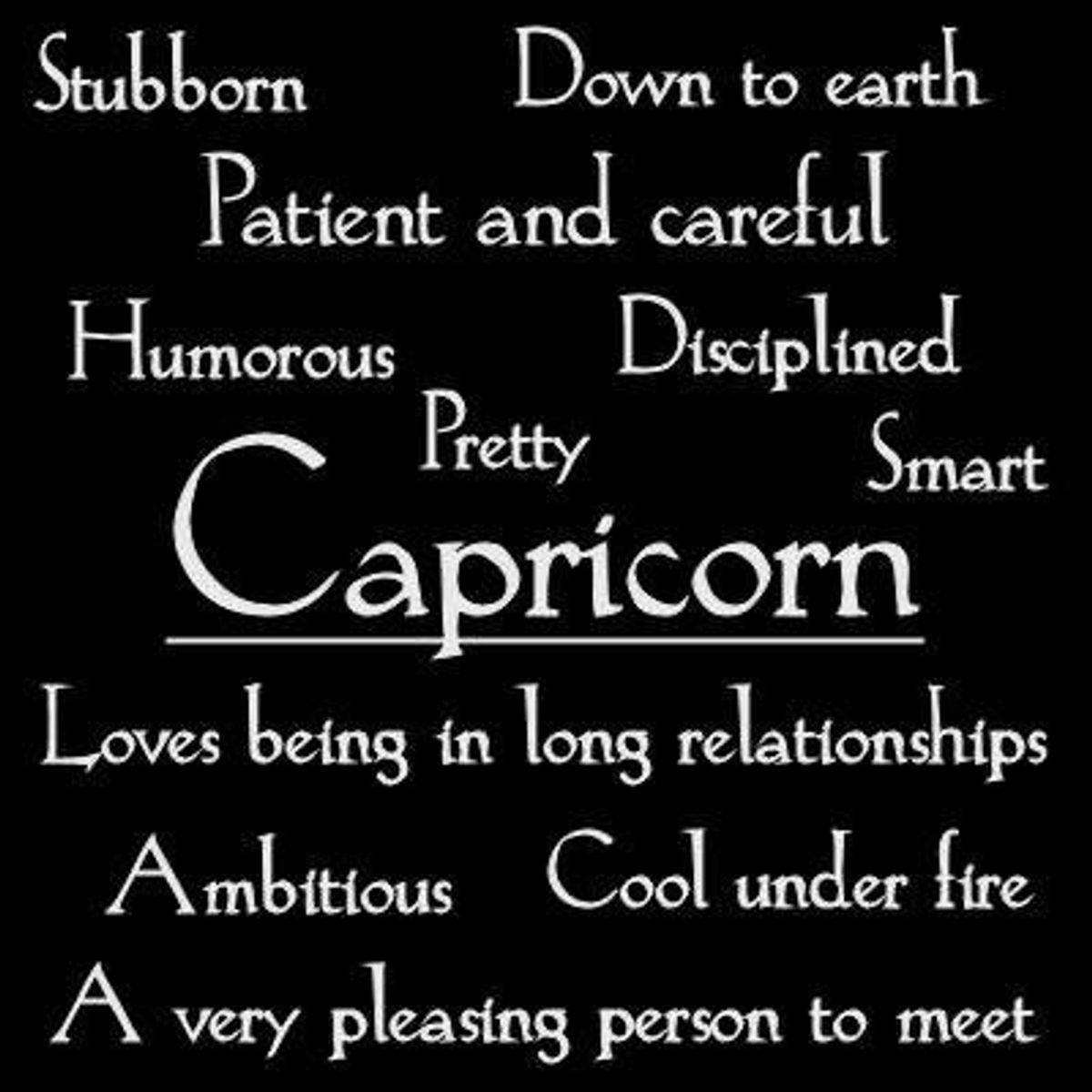 Confessions of a Capricorn