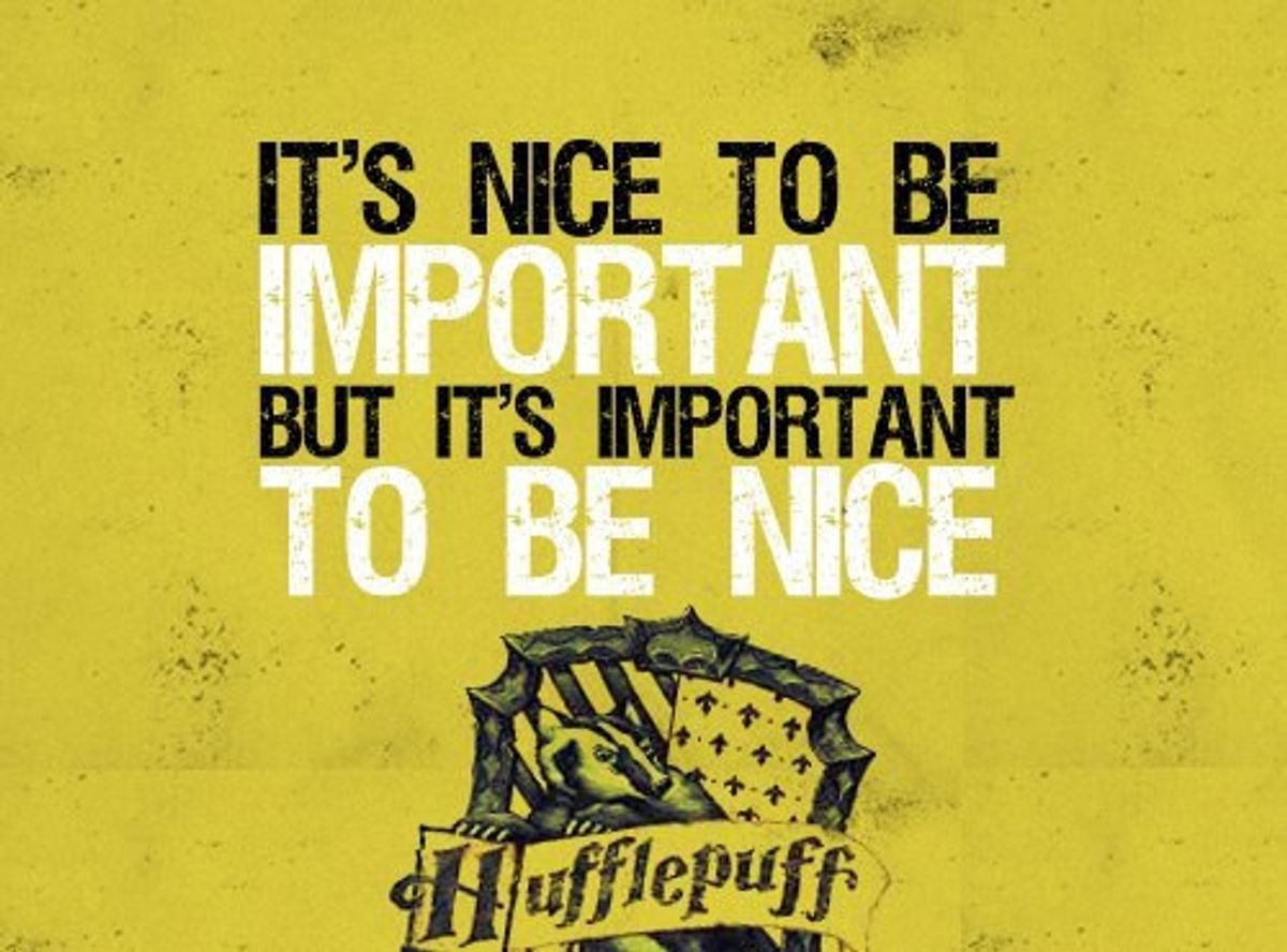 Why You Should Be Proud To Be A Hufflepuff