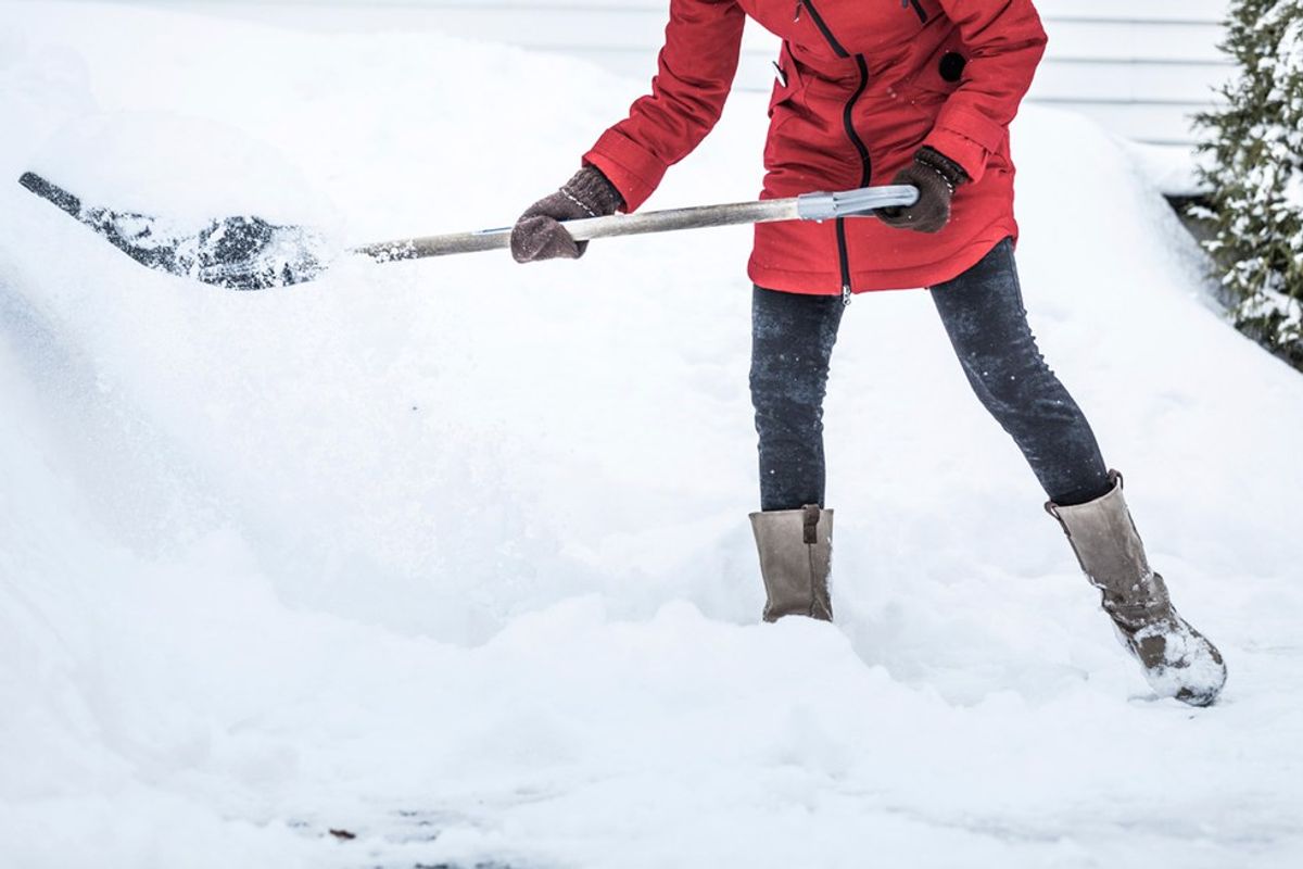 How To Exercise While Shoveling