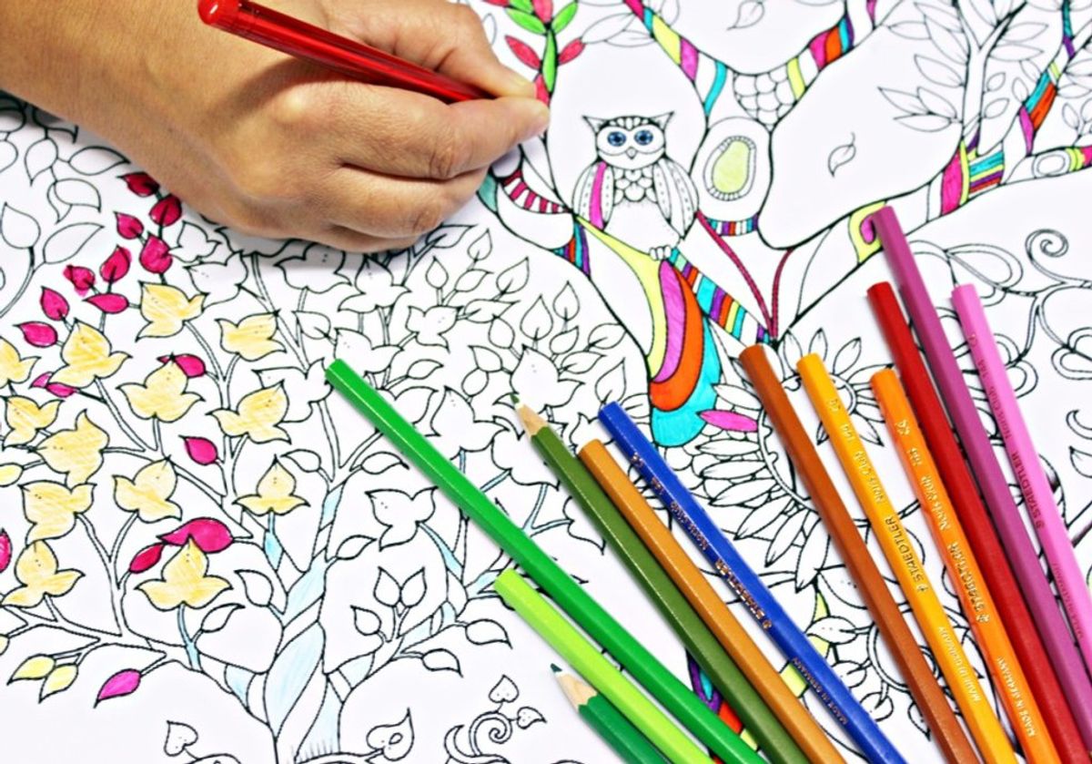 Why Are Adult Coloring Books Trending?