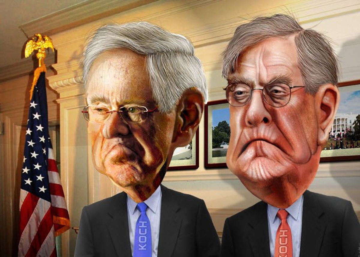 The Koch Brothers, Their Dark Money And Their Preposterous Spending For The 2016 Election