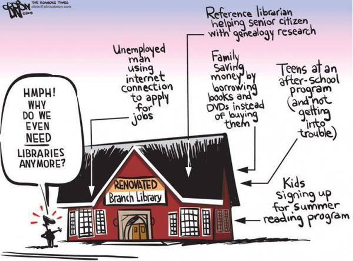 Libraries are NOT Obsolete!