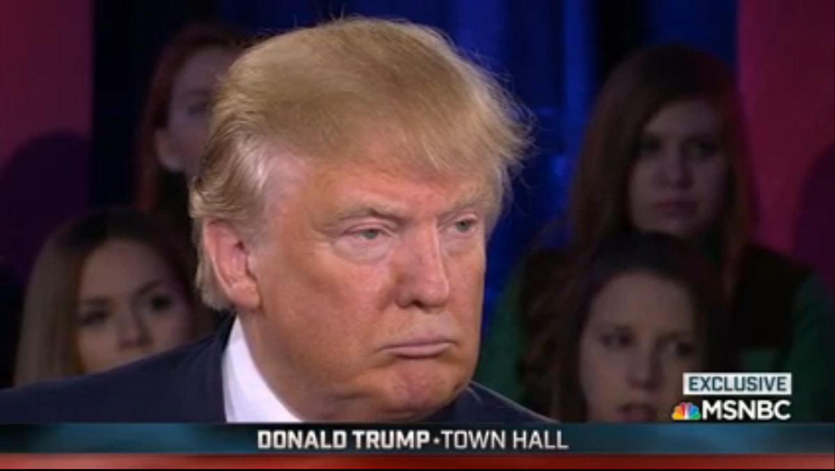 I Sat Behind Donald Trump During His Latest MSNBC Interview And This Is What Happened