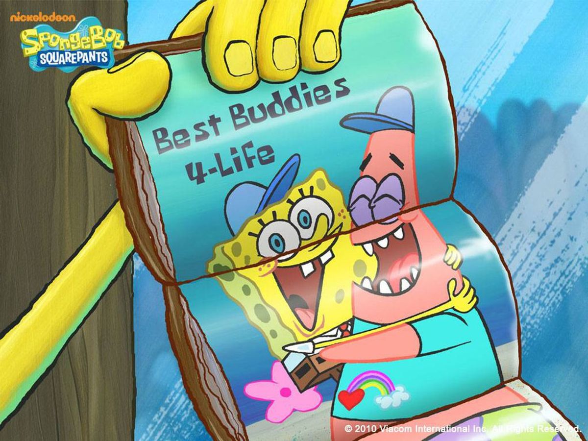 What It's Like When Your Friends Visit, As Told By Spongebob Squarepants