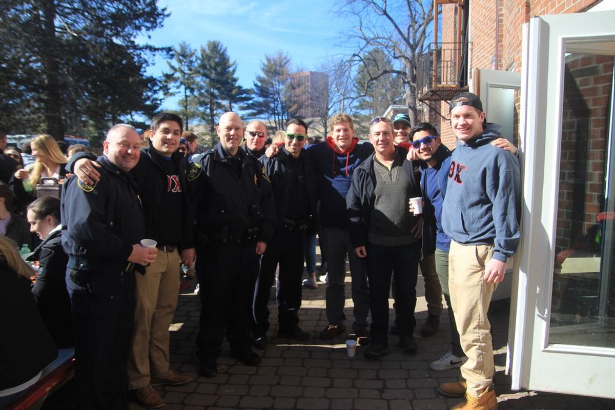 UMass Theta Chi Hosts Barbecue To Reach Out To Amherst Officials