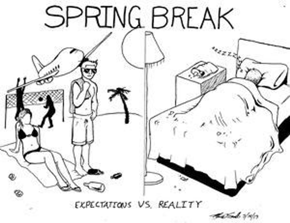 Spring Break: Expectations Vs. Reality