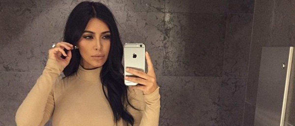 The Not-So-Censored Controversy Of Kim Kardashian's Censored Selfie