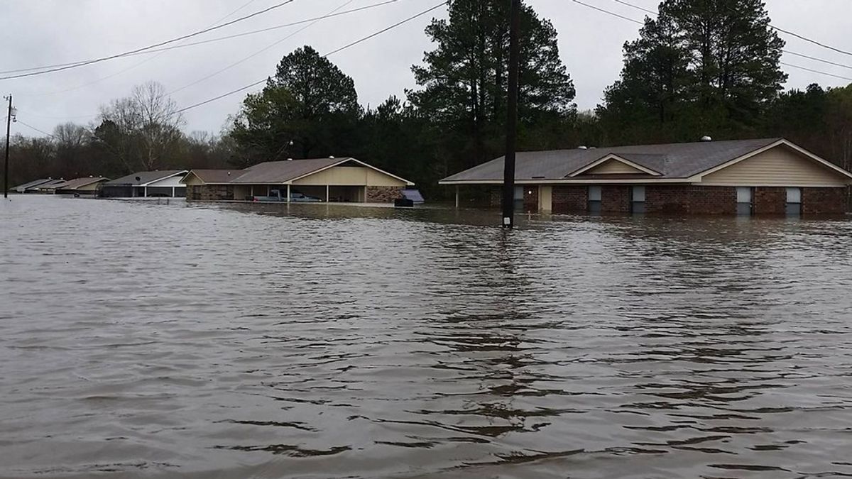 The Flooding In Winnfield, Louisiana