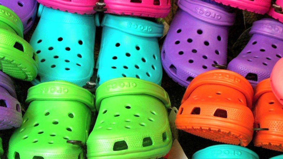 Pile cheap of crocs