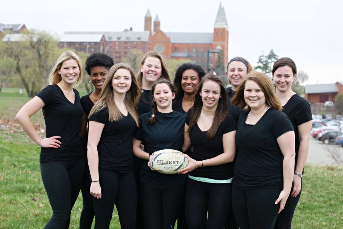 Saint Vincent Women’s Rugby Team Makes Ambitious Debut At Spring Tournament