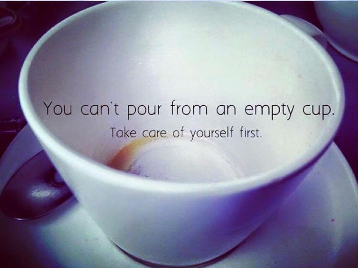 You Can't Pour From An Empty Cup