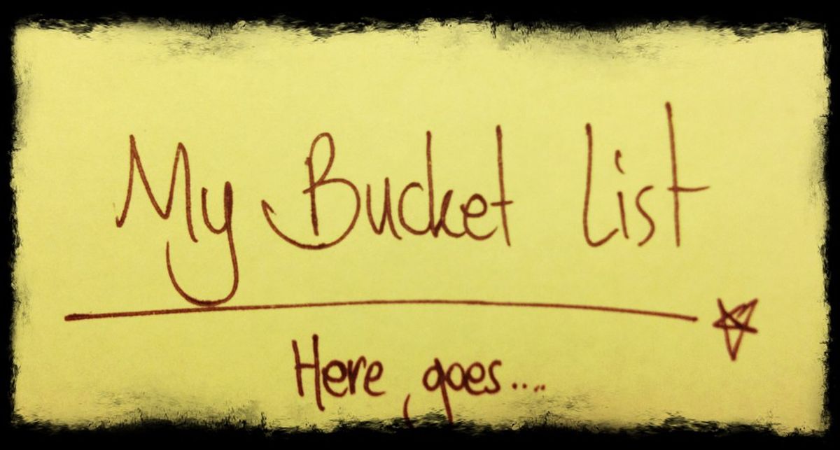 Top 10 To Do's On My Bucket List