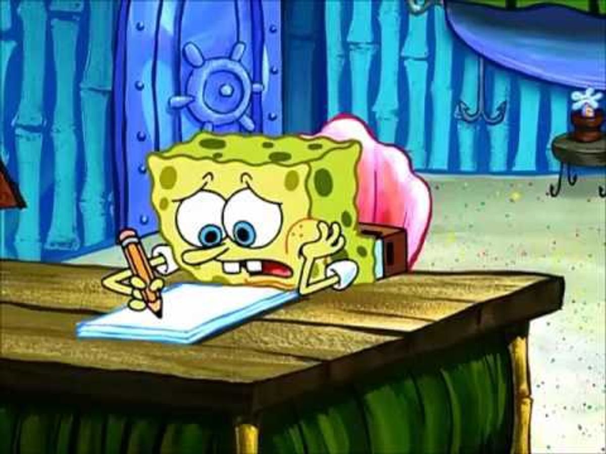 The 8 Phases Of Procrastination, As Told By Spongebob Squarepants