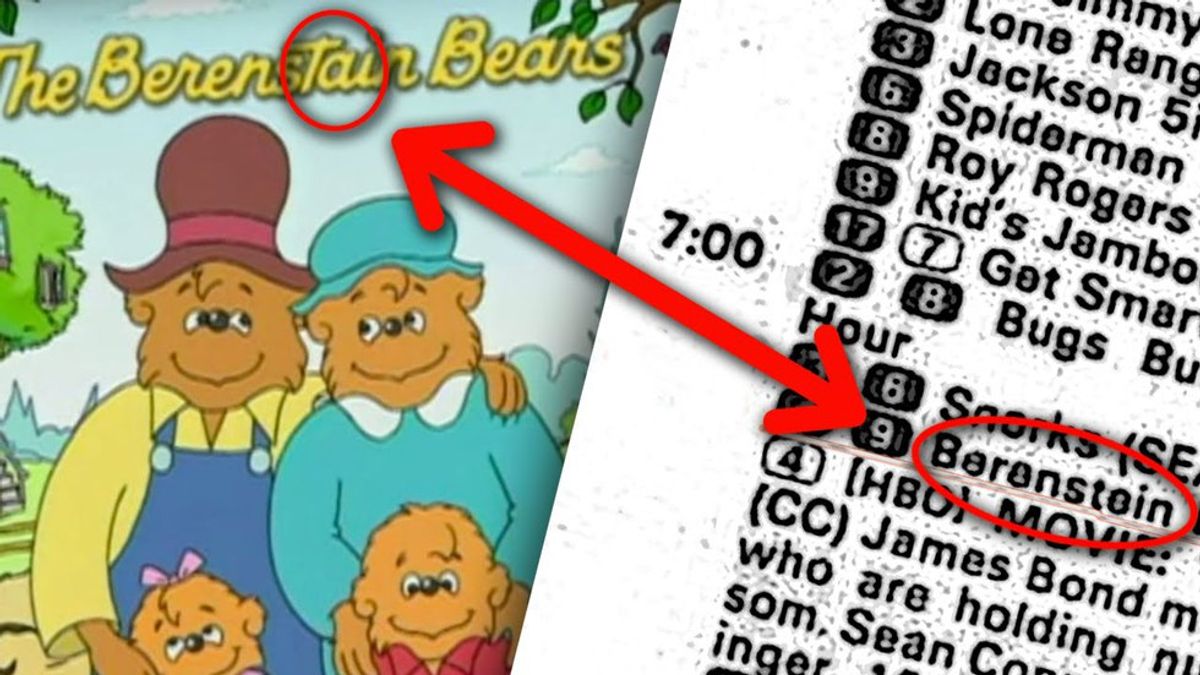 Berenstain or Berenstein? A Conspiracy