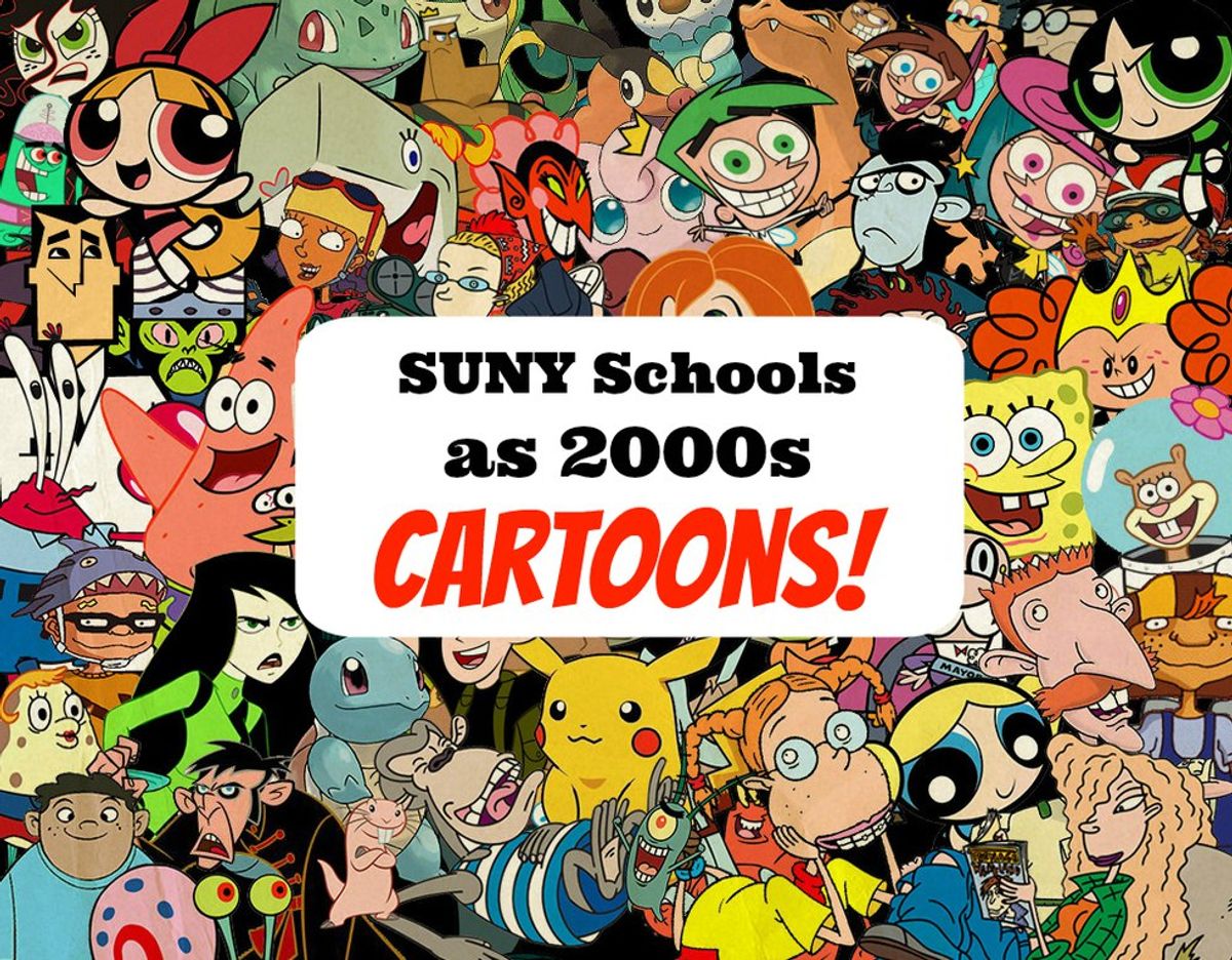 SUNY Schools as 2000s Cartoons