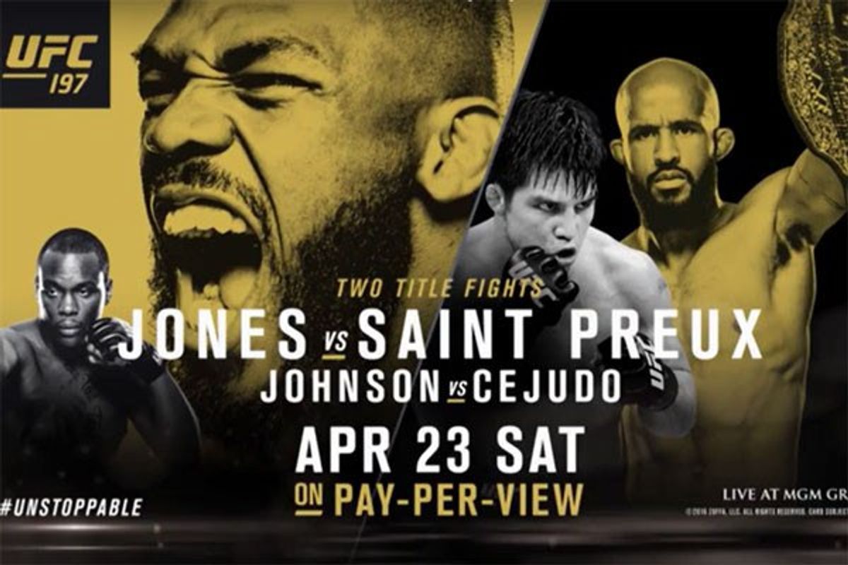 UFC 197—Jones Vs. Saint Preux