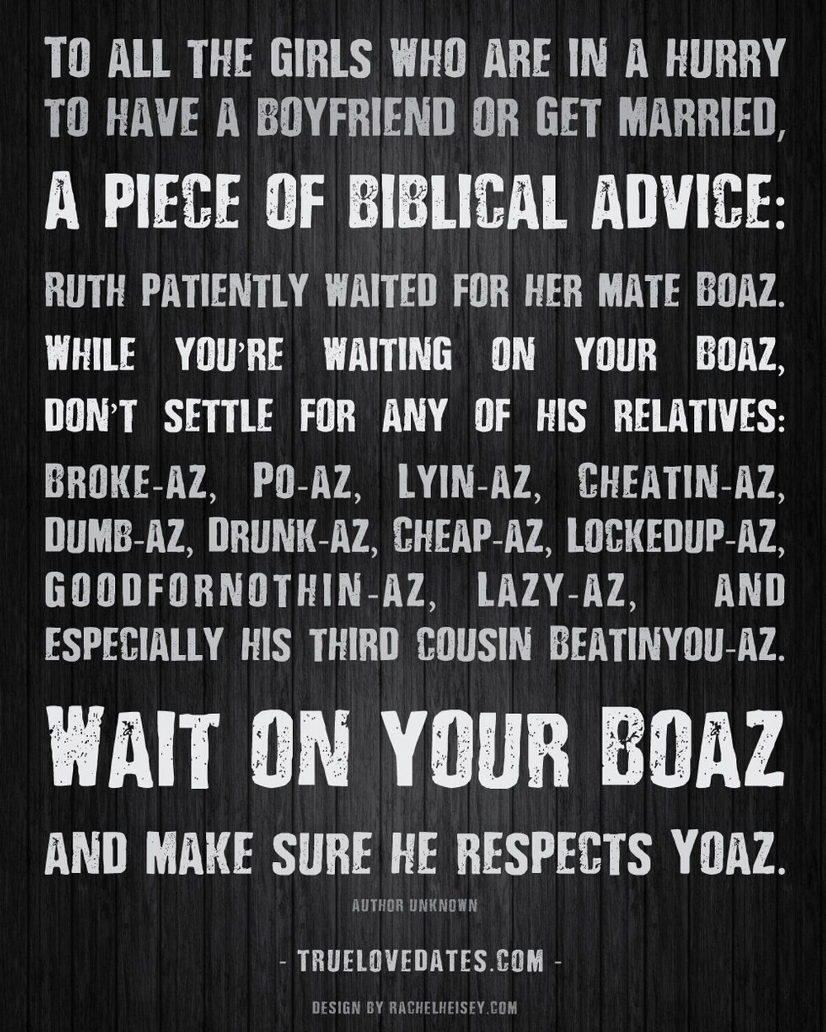 Dear Boaz