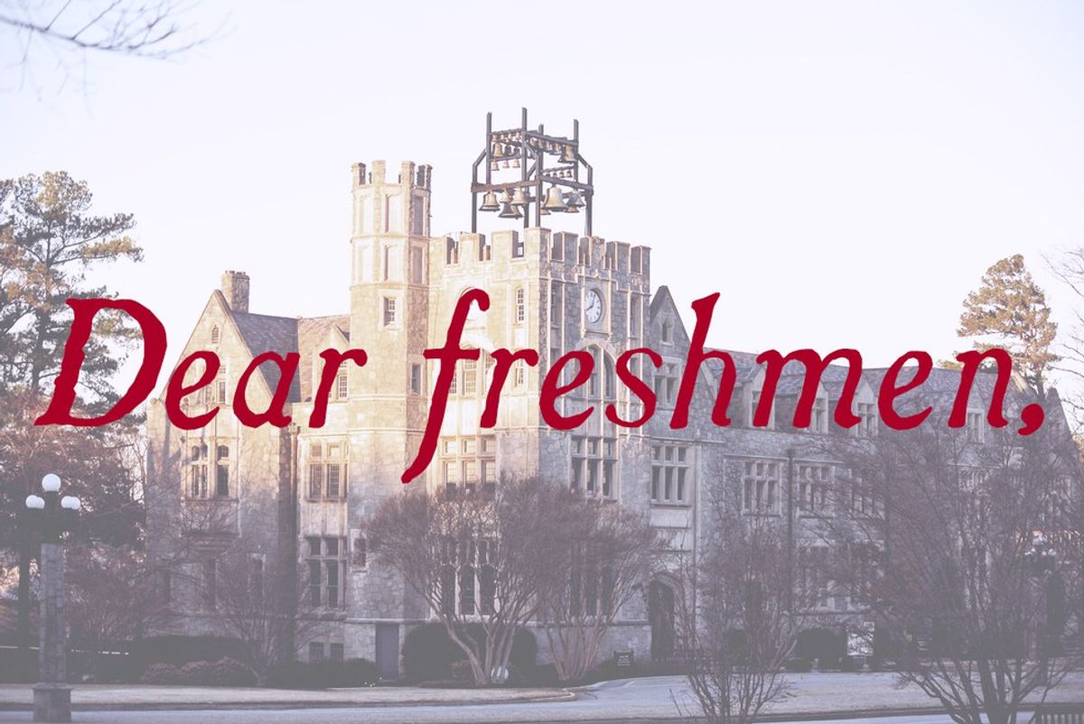 Open Letter To Incoming Freshmen