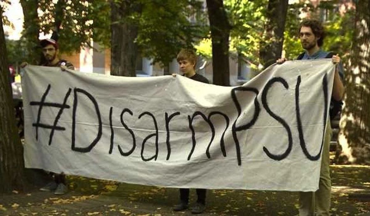 Portland State Students Protest Armed Campus Security