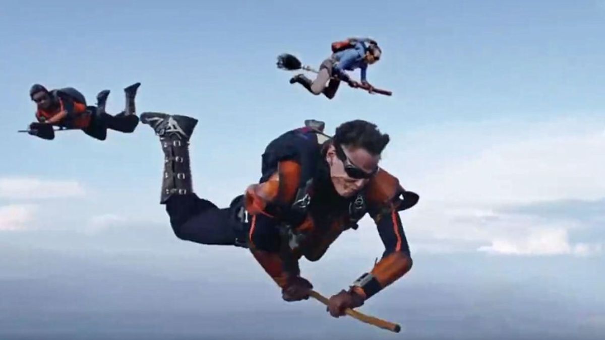 Skydiving Meets Real-life Quidditch