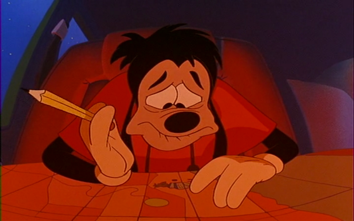 Finals Week As Told By 'A Goofy Movie'