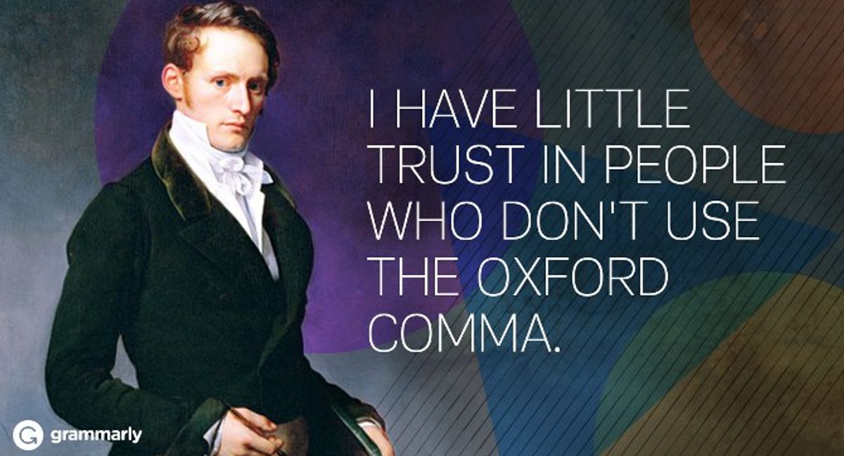 We Need The Oxford Comma