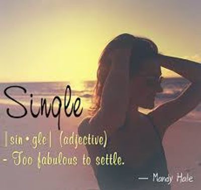 happy single quotes for girls