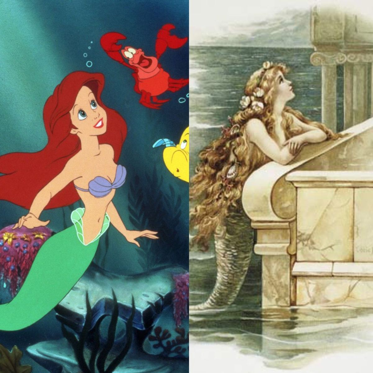 "The Little Mermaid" As A Live Action Film: Hans Anderson Versus Walt Disney