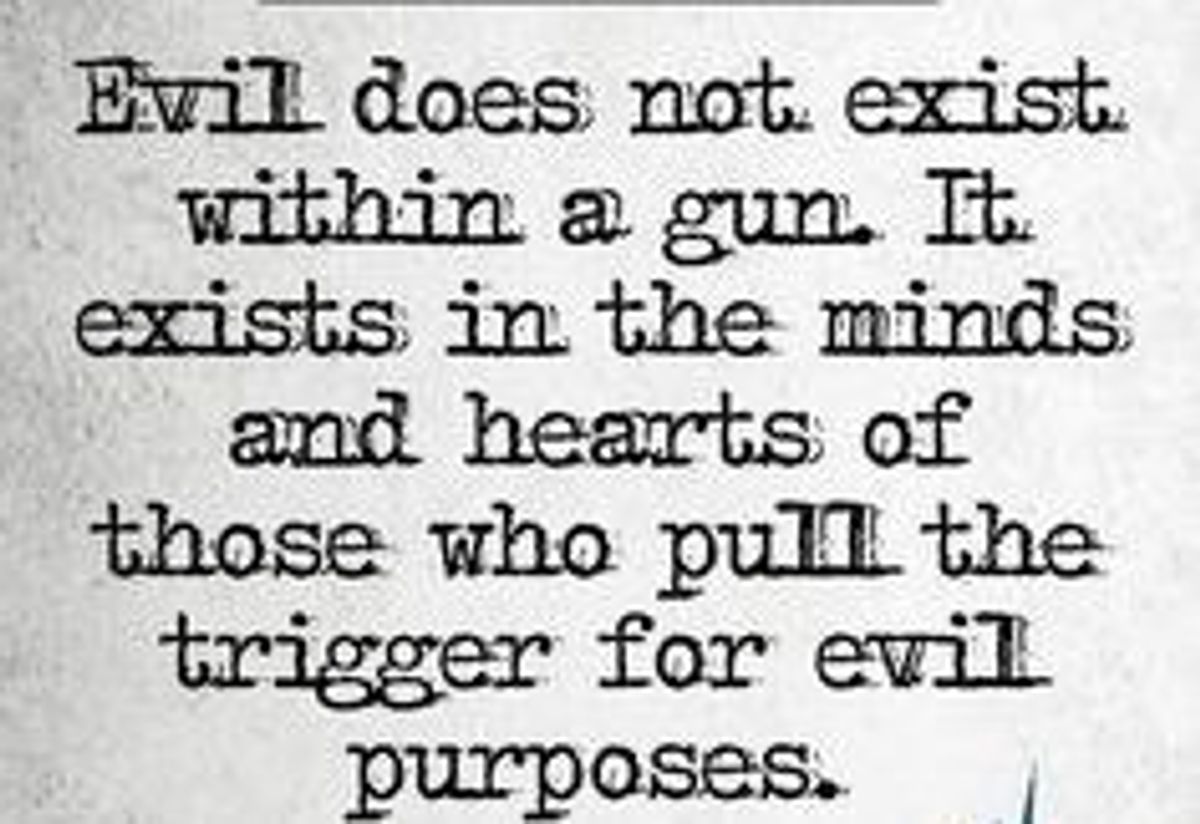 It's Not A Gun Problem, It's A Heart Problem