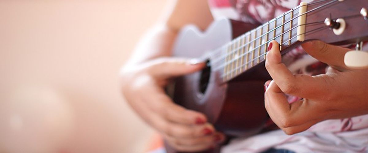 A Girl And Her Ukulele