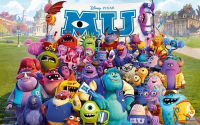 Monsters, Inc. Size Comparison  Monsters University and Monsters at Work  Character Heights 