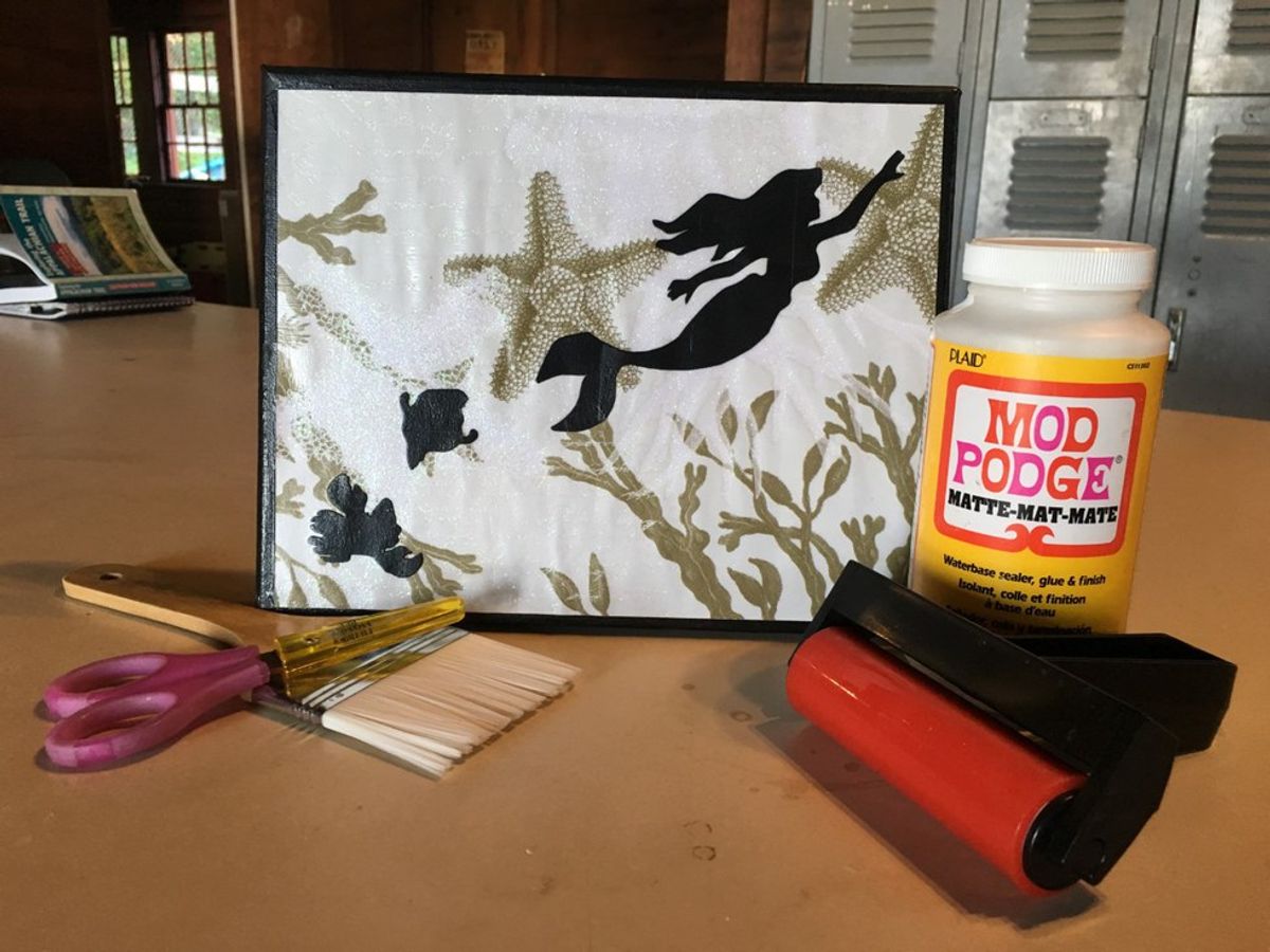 DIY Silhouette Canvas