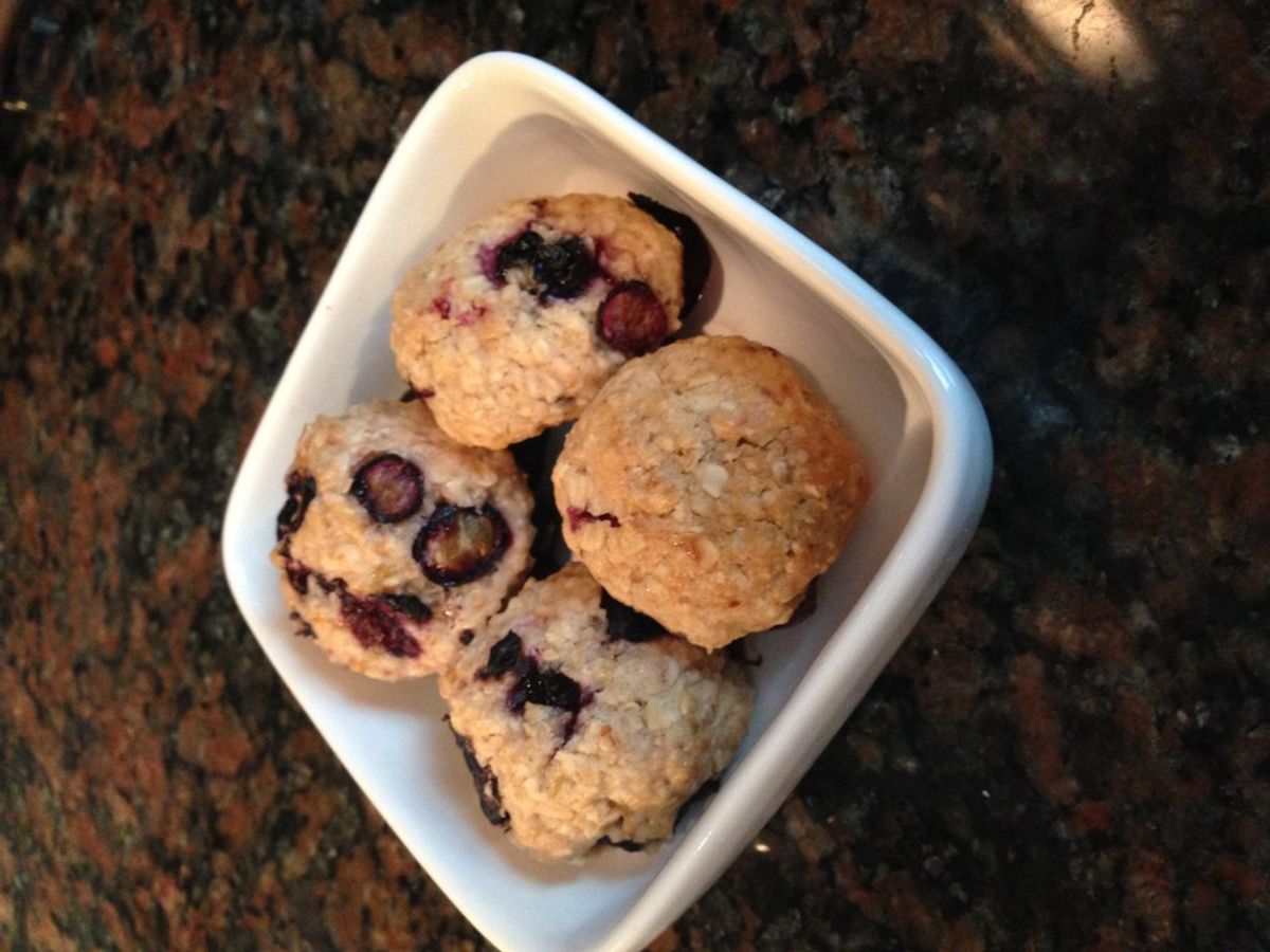 Blueberry Oatmeal Breakfast Cookies