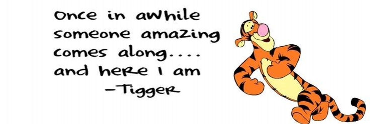 Thank you, Tigger