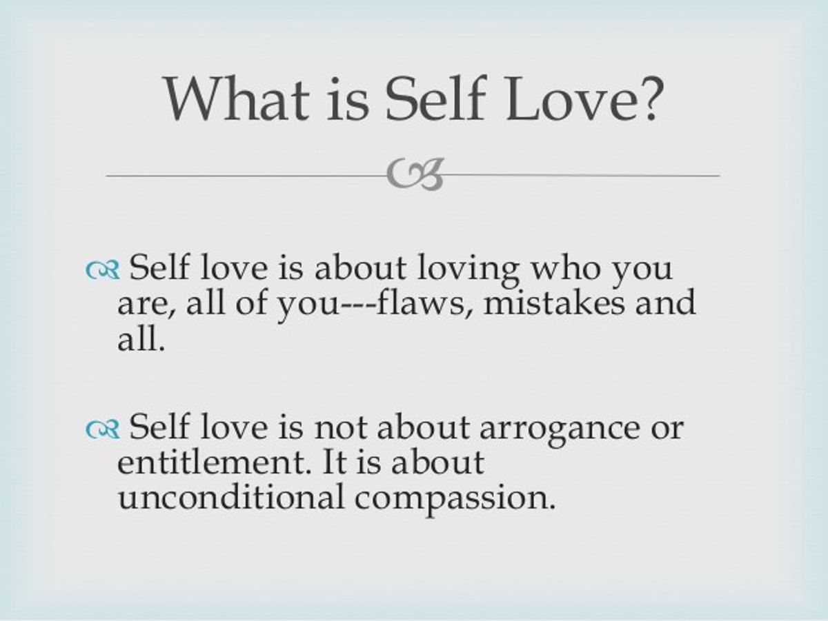 When Did It Become Selfish To Love Yourself?