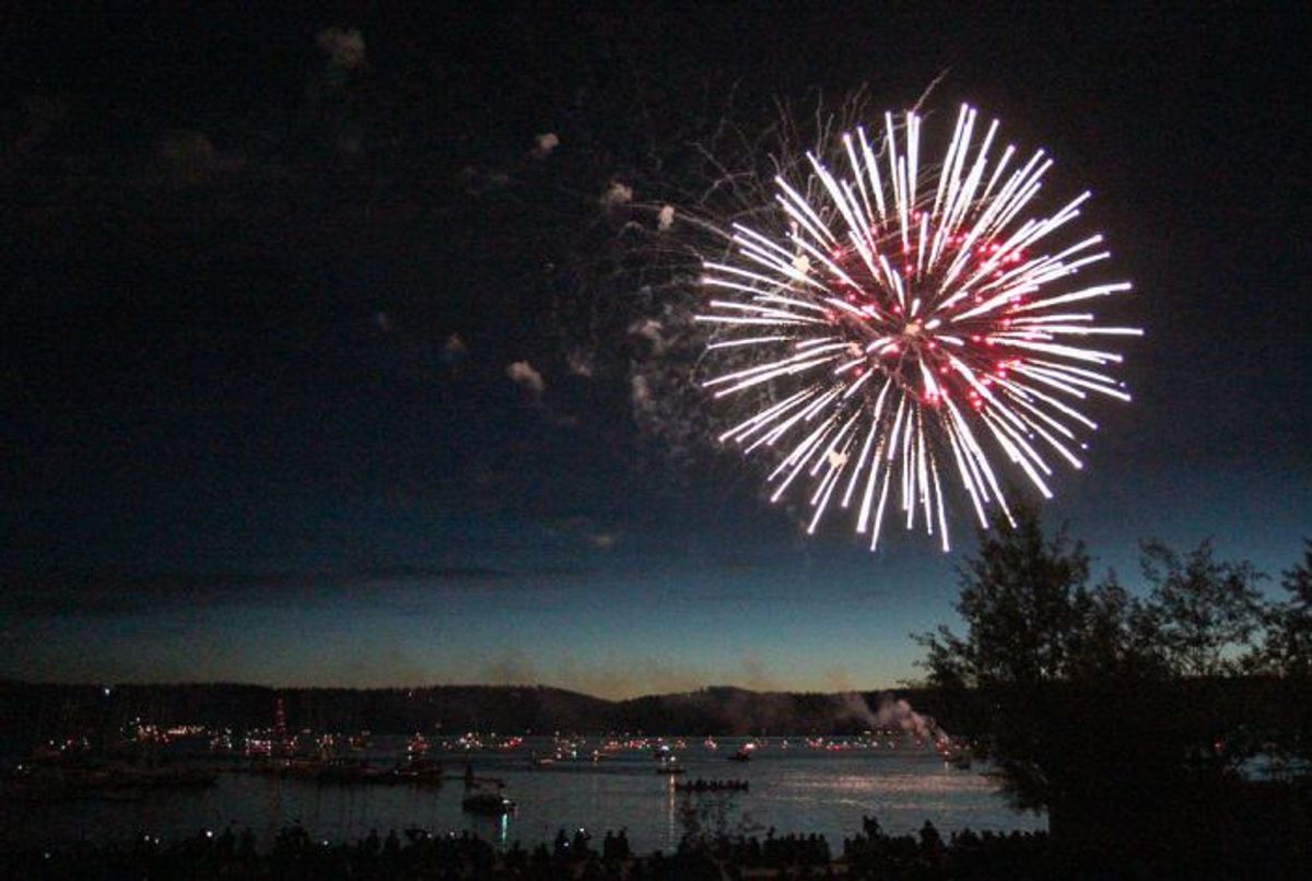 Fireworks and Soldiers